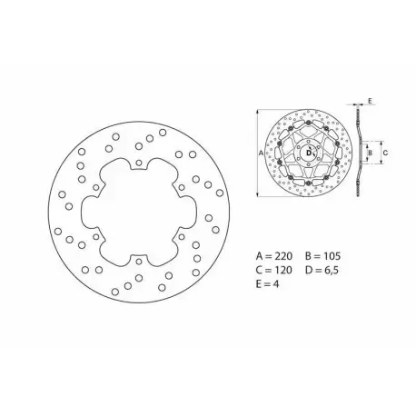 Achat Immédiat Disque de frein BREMBO Oro fixe – 68B40738