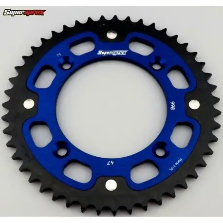 Petit Prix Couronne de transmission moto stealth bleu YAMAHA YZ 85