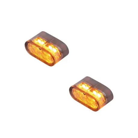 Clignotant/Feu arrière LED HIGHSIDER pro Little Star-MX fumé - Module 2en1 homologué Satisfait Ou Remboursé