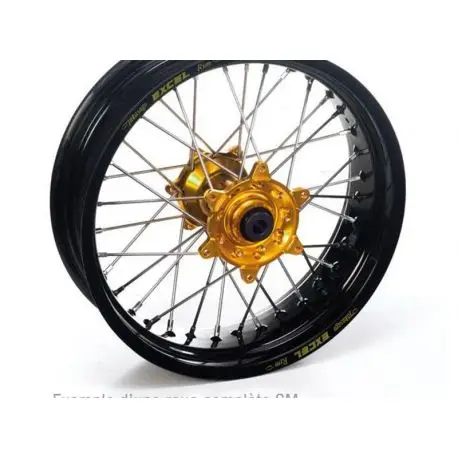 Meilleure Vente Roue avant complète supermotard HAAN WHEELS YAMAHA YZ 125 YZ 250 YZF 250 YZF 450 FANTIC XXF XEF 17x3,50x36T