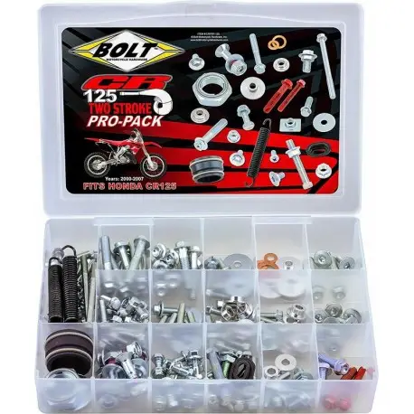 Pack visserie moto cross BOLT HONDA CR 125 R 2000-2007 Nouveauté