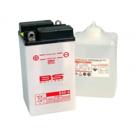 Meilleur Prix Batterie moto BS BATTERY 6 volts Renforcée B49-6