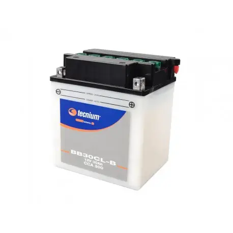 Batterie moto Tecnium 12 volts YB30CL-B BB30CL-B Haute Qualité