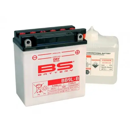 Offre Limitée Batterie moto BS BATTERY Haute-performance 12 Volts YB9L-B BB9L-B