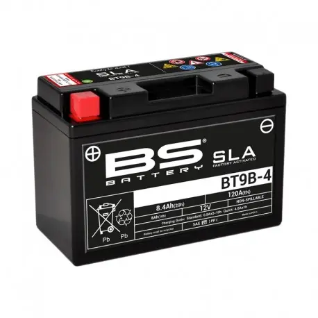 Batterie moto BS BATTERY SLA YT9B-4 BT9B-4 Nouvel Arrivage