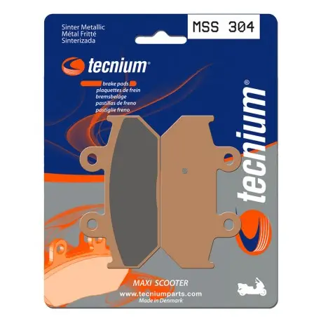 Achetez Aujourd’hui Plaquettes de frein TECNIUM Maxi Scooter métal fritté MSS304