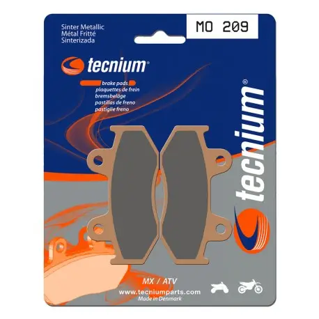 Expédié Aujourd’hui Plaquettes de frein TECNIUM MO209 Métal Fritté
