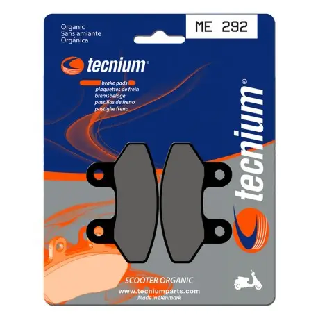 Plaquettes de frein TECNIUM Scooter organique ME292 Meilleur Choix