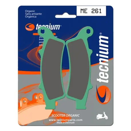 Vente Directe Plaquettes de frein Scooter organique TECNIUM ME261