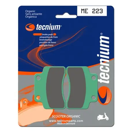 Livraison Express Plaquettes de frein Scooter organique TECNIUM ME223