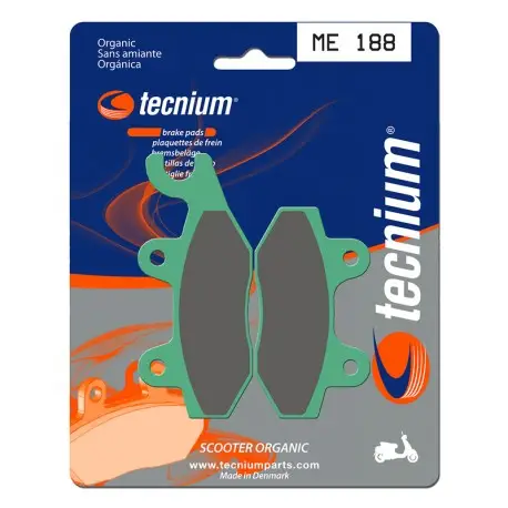 Promotion Plaquettes de frein Scooter organique TECNIUM ME188