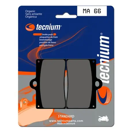 Plaquettes de frein Route organique TECNIUM MA66 Promotion Saisonnière