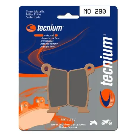 Prix Promo Plaquettes de frein MX / Quad métal fritté TECNIUM MO290