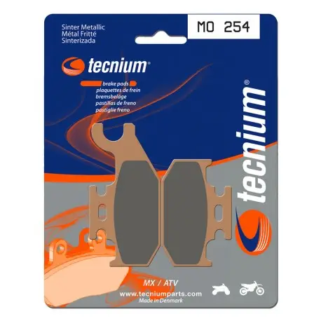 Paiement Sécurisé Plaquettes de frein MX / Quad métal fritté TECNIUM MO254
