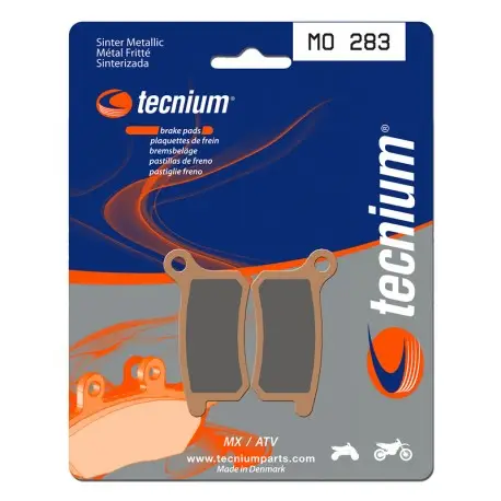 Plaquettes de frein moto MX/Quad métal fritté MO283 Certifié