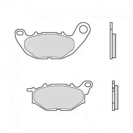 Retour Gratuit Plaquettes de frein moto BREMBO 07YA52SA métal fritté