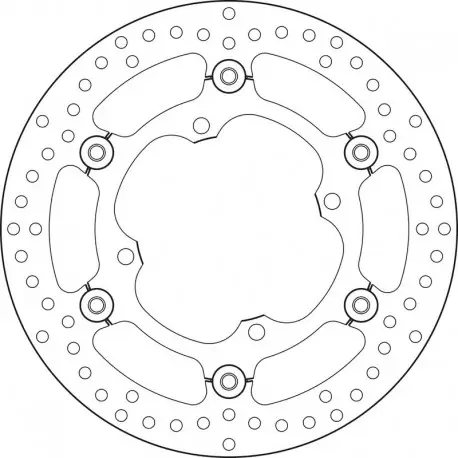 Disque de frein moto brembo 78B40844 Jusqu’à Épuisement Des Stocks