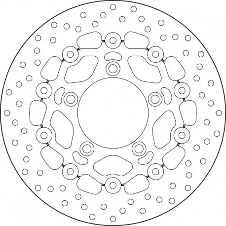 Disque de frein BREMBO Série Oro Flottant 78B40897 Affaire À Saisir