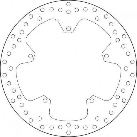 Disque de frein BREMBO Oro fixe 68B407M9 Commander Vite