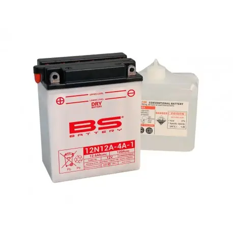 Batterie moto Tecnium 12 volts 12N12A-4A-1 Offre Spéciale