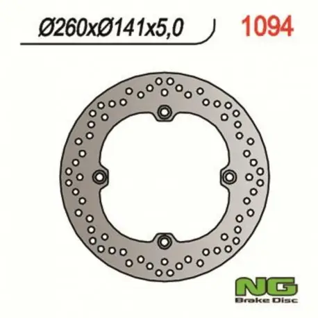 Soldes Disque de frein NG BRAKES fixe 1094