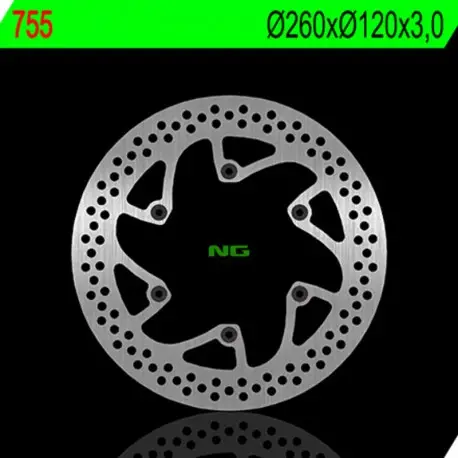 Disque de frein moto NG 755 Promotion Saisonnière