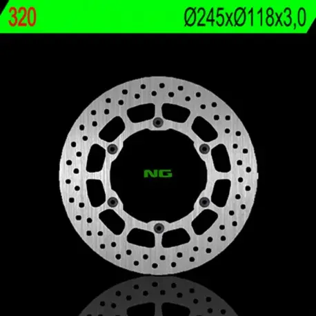 Disque de frein moto NG 320 Vente Flash