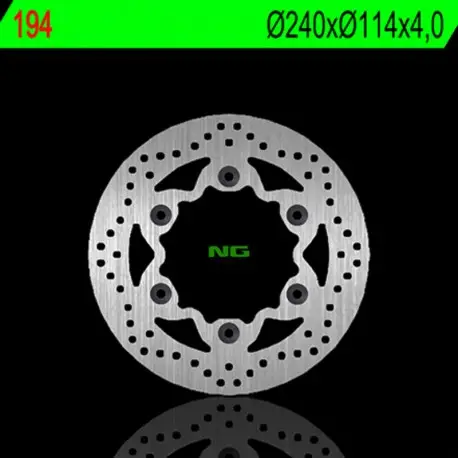 Expédition Rapide Disque de frein NG 194 Rond Fixe
