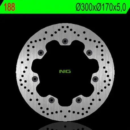 Quantité Limitée Disque de frein NG 188 Rond Fixe
