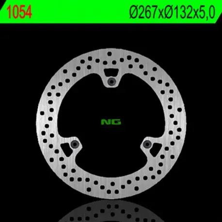 Nouvelle Collection Disque de frein NG 1054 Rond Fixe