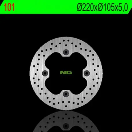 Expédition Rapide Disque de frein NG 101 Rond Fixe