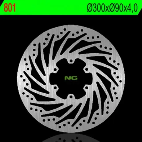 Livraison Gratuite Disque de frein NG 801 Rond Fixe