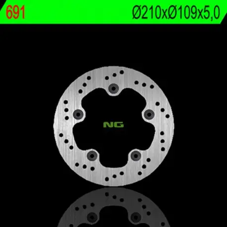 Disque de frein NG 691 Rond Fixe Bon Plan