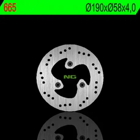 Disque de frein NG 665 Rond Fixe Achat Immédiat