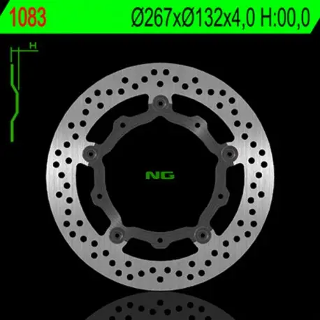 Acheter Direct Disque de frein NG 1083 Rond Flottant
