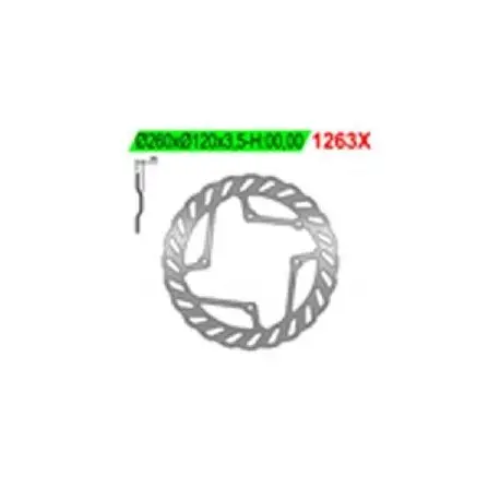 Disque de frein NG BRAKE DISC Pétale fixe - 1263X Marque