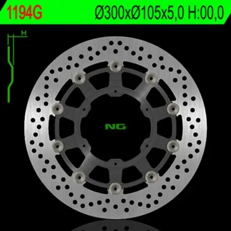 Meilleur Prix Disque de frein NG BRAKE DISC Flottant - 1194G
