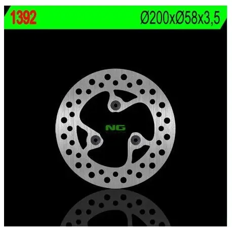 Disque de frein NG BRAKE DISC fixe 1392 Satisfait Ou Remboursé