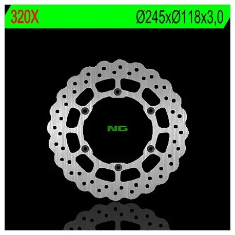 Disque de frein NG BRAKE DISC Pétale fixe 320X Paiement Sécurisé