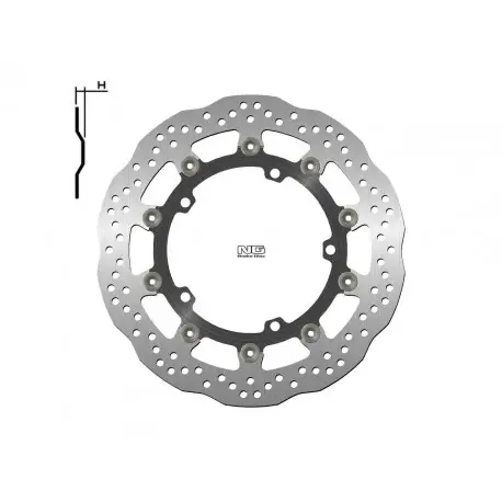 Haute Qualité Disque de frein NG BRAKE DISC Pétale Flottant 1708XG