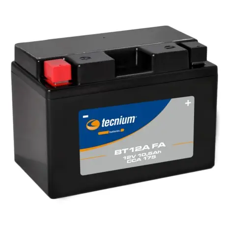 Commander Maintenant Batterie moto Tecnium activé d&rsquo;usine SLA YT12A-BS FA