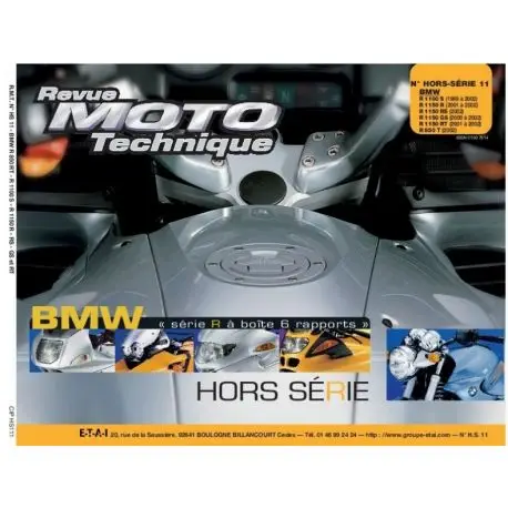 Commander Vite REVUE MOTO TECHNIQUE BMW R850RT R1100S R1150R/RS/GS et RT