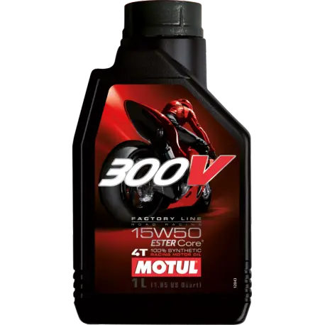 HUILE MOTUL 300V Factory Line Road Racing 15W50 1 Litres Meilleur Prix