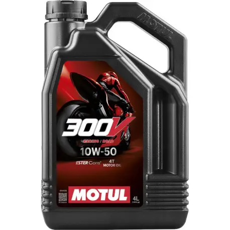 Nouvelle Collection HUILE MOTUL 300V Factory Line Road Racing 10W50 4Litres