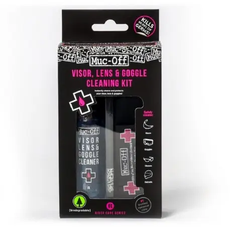 Remise Kit de nettoyage écran, lunettes et masque moto MUC-OFF