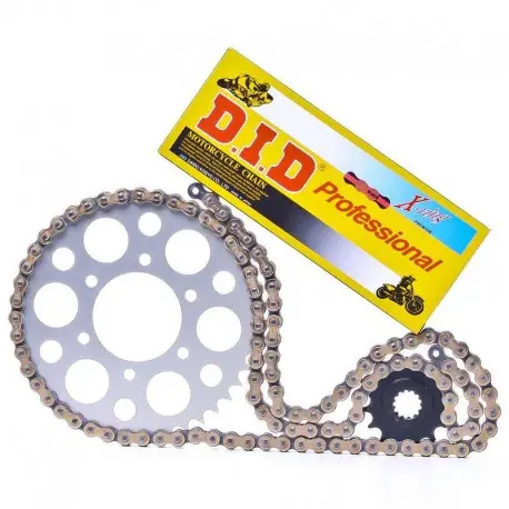 Kit Chaine moto DID en alu YAMAHA WR 250 1998-1999 Populaire