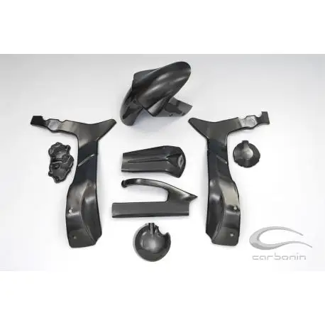Carénage complet avec partie arrière carbone KAWASAKI ZX6R 2007-2008 Promotion Saisonnière