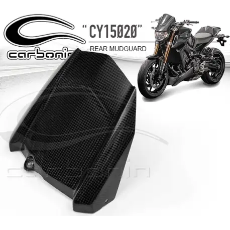 Authentique Garde boue arrière carbone YAMAHA MT-09 2014-2016