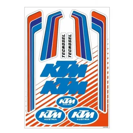 Autocollants TECNOSEL Vintage KTM Commander Maintenant