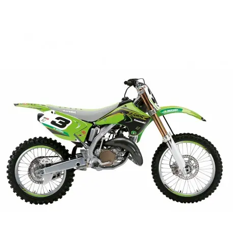 Bon Marché Kit déco BLACKBIRD Replica Kawasaki KAWASAKI KX 125 KX 250
